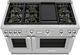 Thermador® Pro Harmony® 48" Stainless Steel Freestanding Dual Fuel Natural Gas Range-3