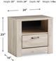 Signature Design by Ashley® Bellaby Whitewash Nightstand-1