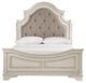 Signature Design by Ashley® Realyn Chipped White Queen Upholstered Panel Bed-1
