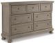 Signature Design by Ashley® Lettner 4-Piece Light Gray King Panel Bed Set-2