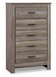 Signature Design by Ashley® Zelen 4-Piece Warm Gray Queen Panel Bed Set-3