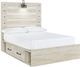 Signature Design by Ashley® Cambeck Whitewash Full Storage Panel Bed-0
