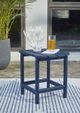 Signature Design by Ashley® Sundown Treasure Blue Outdoor End Table-4