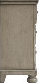 Signature Design by Ashley® Lettner Light Gray 7-Drawer Dresser and Mirror-2