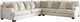 Signature Design by Ashley® Rawcliffe 3-Piece Parchment Sectional-0