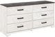 Signature Design by Ashley® Shawburn Whitewash/Charcoal Gray Dresser-0