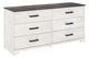 Signature Design by Ashley® Shawburn White/Dark Charcoal Gray Dresser-0