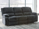 Signature Design by Ashley® Draycoll Slate Power Reclining Sofa-4