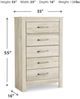 Signature Design by Ashley® Bellaby Whitewash Chest-1