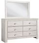 Signature Design by Ashley® Paxberry Whitewash Bedroom Mirror-2