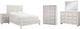 Signature Design by Ashley® Paxberry 5-Piece Whitewash Twin Panel Bed Set-0