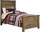 Signature Design by Ashley® Trinell Rustic Brown Twin Panel Bed-0