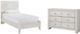 Signature Design by Ashley® Paxberry 2-Piece Whitewash Twin Panel Bed Set-0