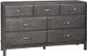 Signature Design by Ashley® Caitbrook 5-Piece Gray King Storage Bed Set-2