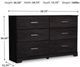 Signature Design by Ashley® Belachime Black Dresser-4