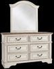 Signature Design by Ashley® Realyn Chipped White Youth Mirror-1