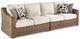 Signature Design by Ashley® Beachcroft 4-Piece Beige Outdoor Seating Set-1