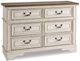 Signature Design by Ashley® Realyn 3-Piece Chipped White Twin Panel Bed Set-2