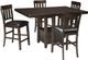 Signature Design by Ashley® Haddigan Dark Brown Counter Stool-1