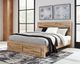 Signature Design by Ashley® Hyanna Tan Queen 2-Drawer Storage Panel Bed-4
