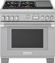 Thermador® Pro Grand® 36" Stainless Steel Freestanding Dual Fuel Natural Gas Range-0