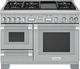 Thermador® Pro Grand® 48" Stainless Steel Slide In Dual Fuel Natural Gas Range-0
