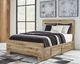 Signature Design by Ashley® Hyanna Tan Queen Storage Bed-4