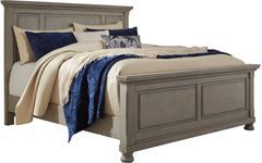 Signature Design by Ashley® Lettner Light Gray King Panel Bed