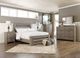 Signature Design by Ashley® Zelen 4-Piece Warm Gray Queen Panel Bed Set-4