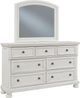Signature Design by Ashley® Robbinsdale Antique White 37" Bedroom Mirror-2