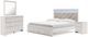 Signature Design by Ashley® Altyra 4-Piece White King Upholstered Panel Storage Bed Set-1
