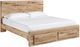 Signature Design by Ashley® Hyanna Tan Queen 2-Drawer Storage Panel Bed-0